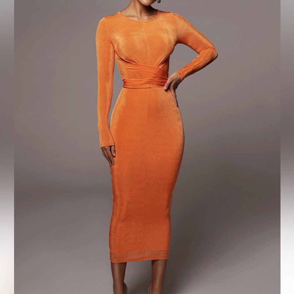 JLUXLABEL sunset Vida front tight dress